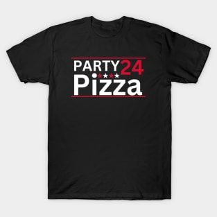 Pizza Party 2024 Election Parody T-Shirt